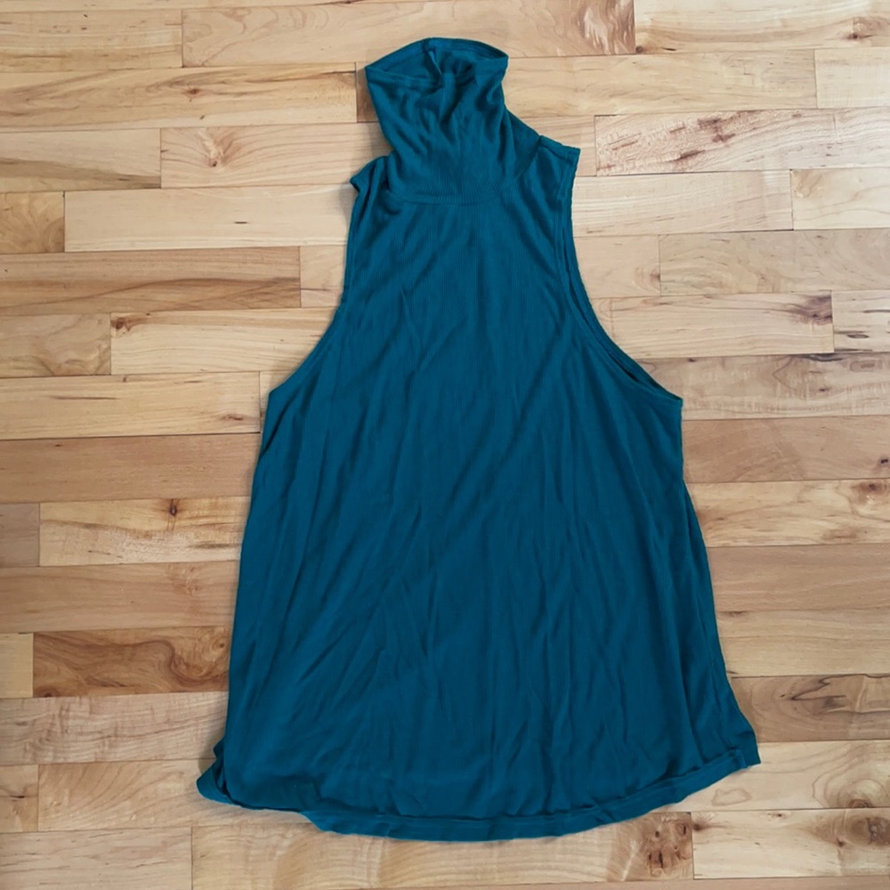Free people slub sleeveless turtleneck